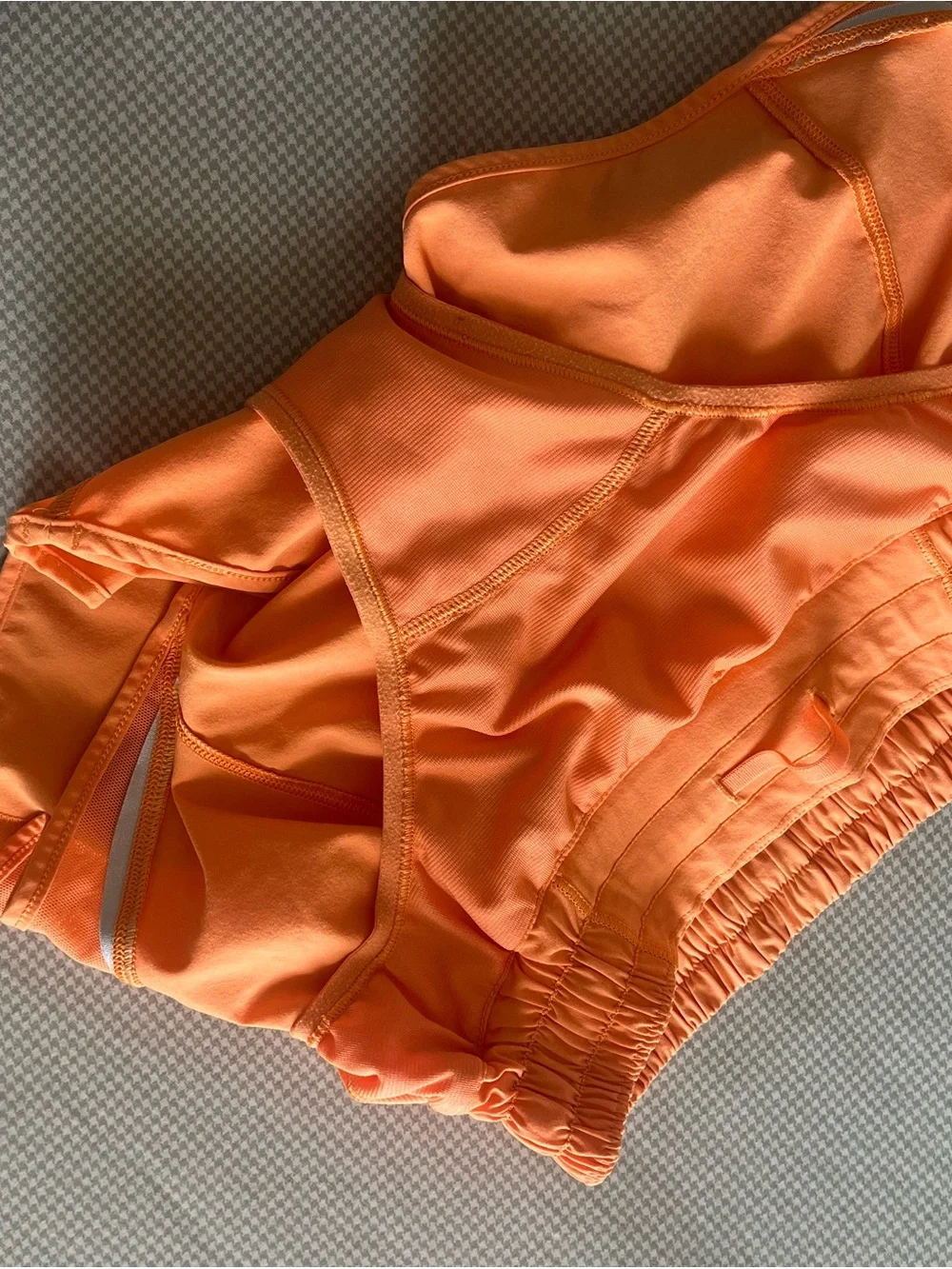 lululemon athletica Bright Orange Women's Running Shorts